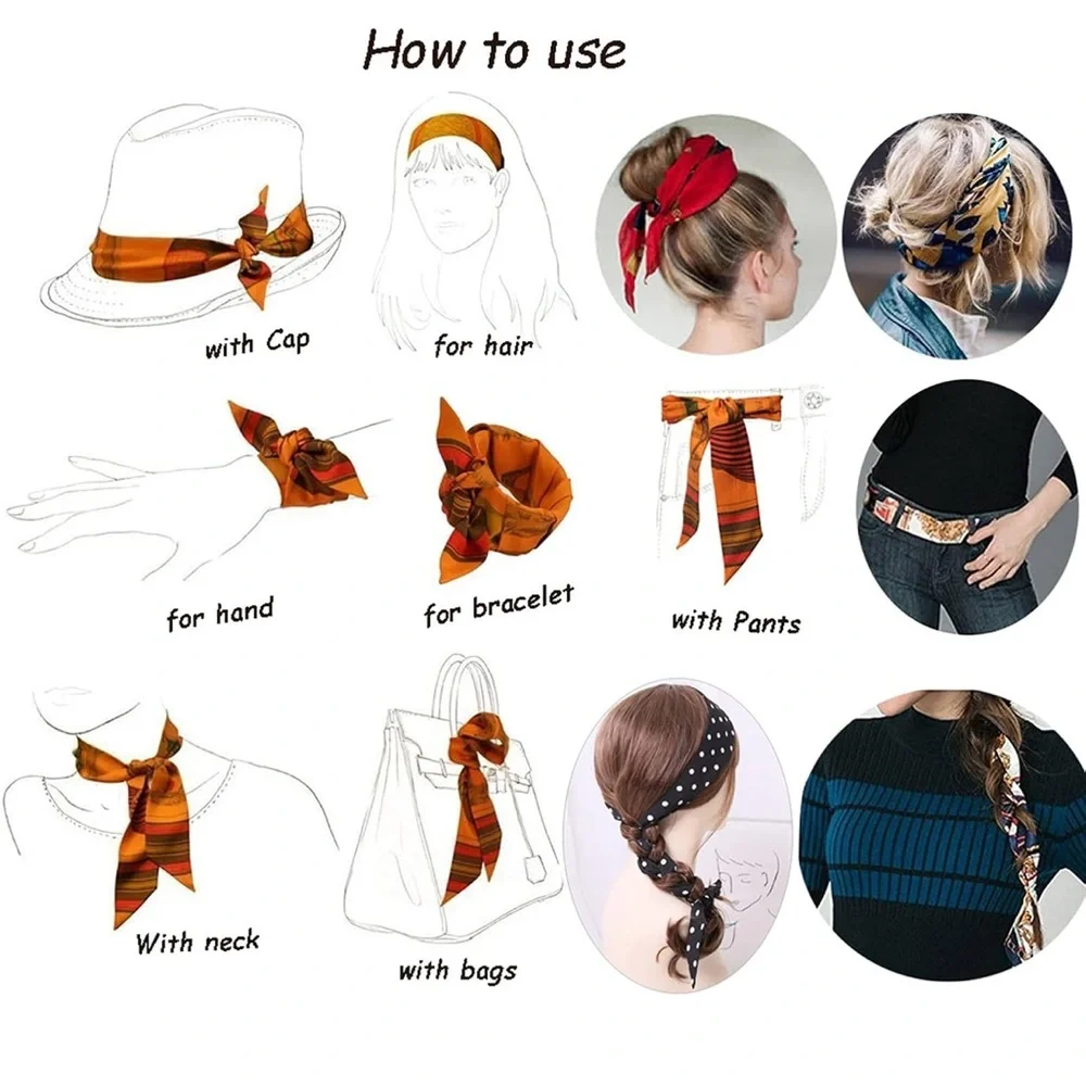 Scarfs set of 6 random picks NEW - Picture 5 of 8